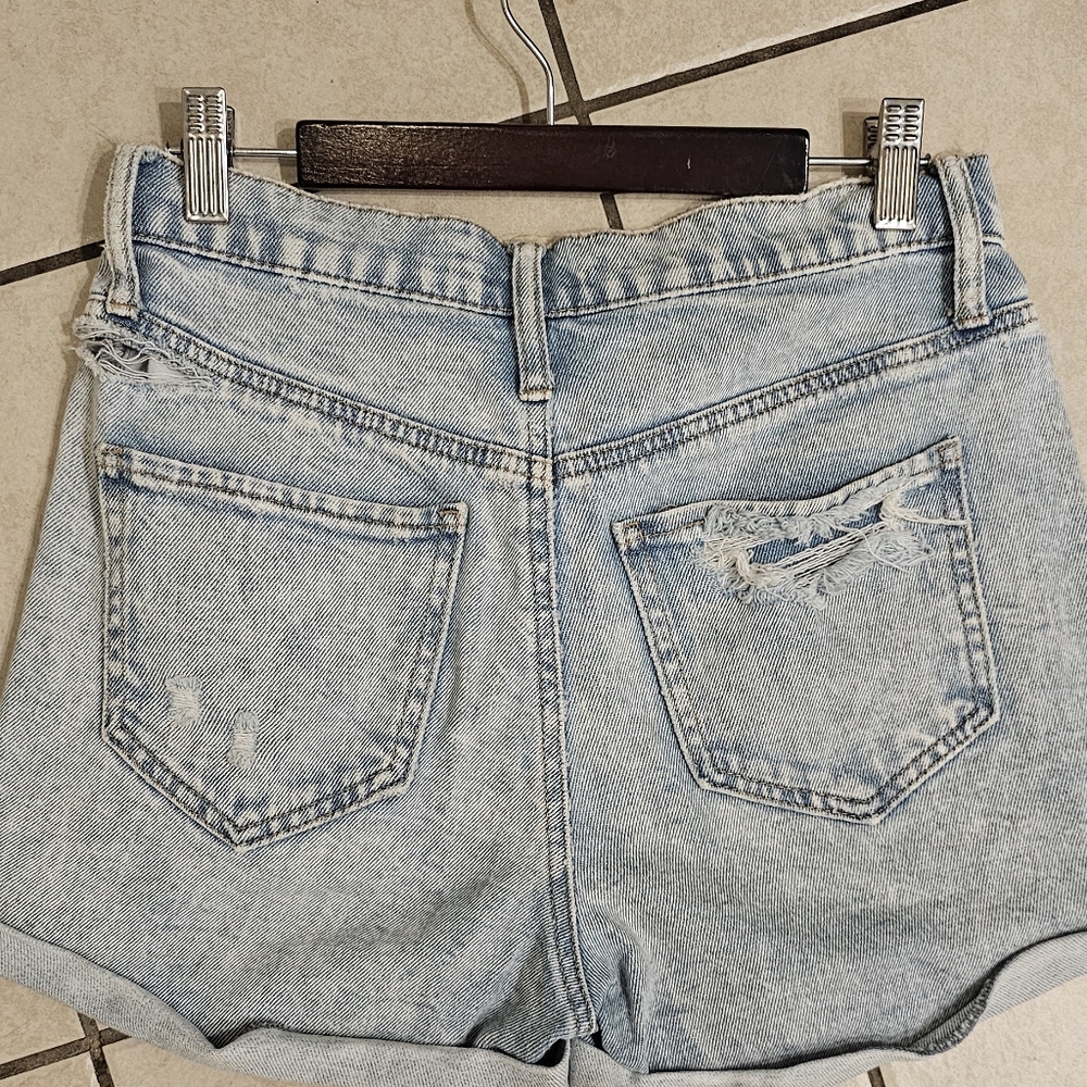Ripped distressed shorts - Picture 6 of 10
